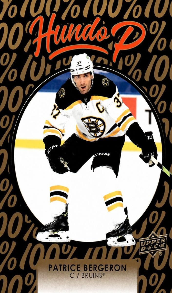 Patrice Bergeron 2021 upper-deck