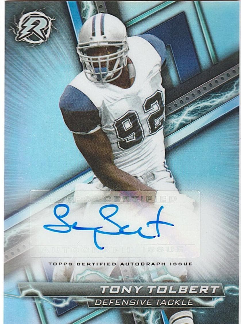 Tony Tolbert trading card