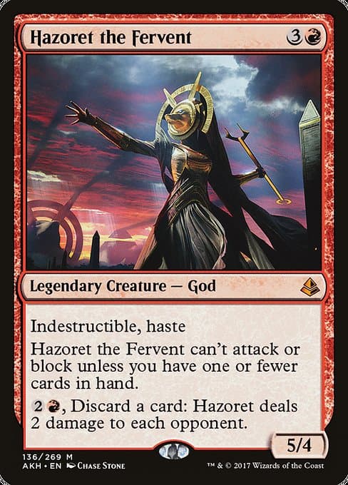 Hazoret the Fervent 2017 Magic: The Gathering