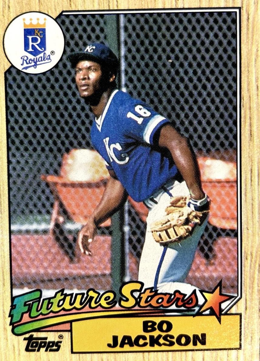 Bo Jackson 1987 Topps rookie card