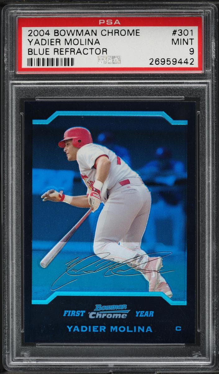 Yadier Molina 2004 bowman