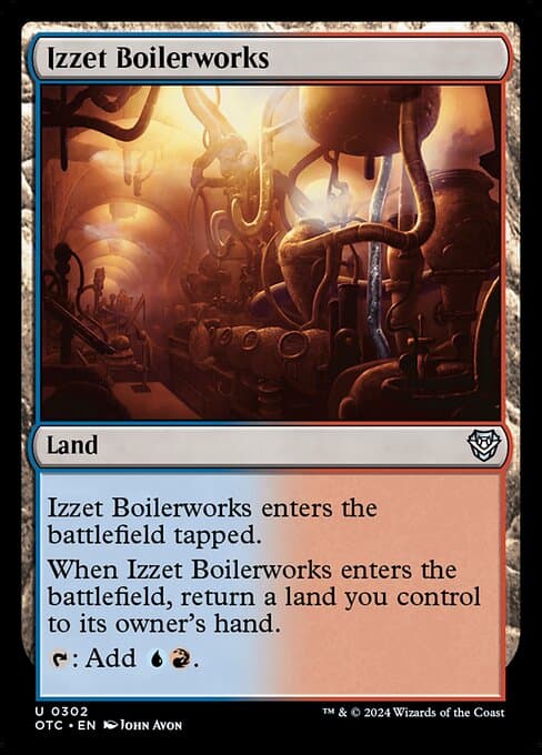 Izzet Boilerworks 2019 Magic: The Gathering Commander 2019