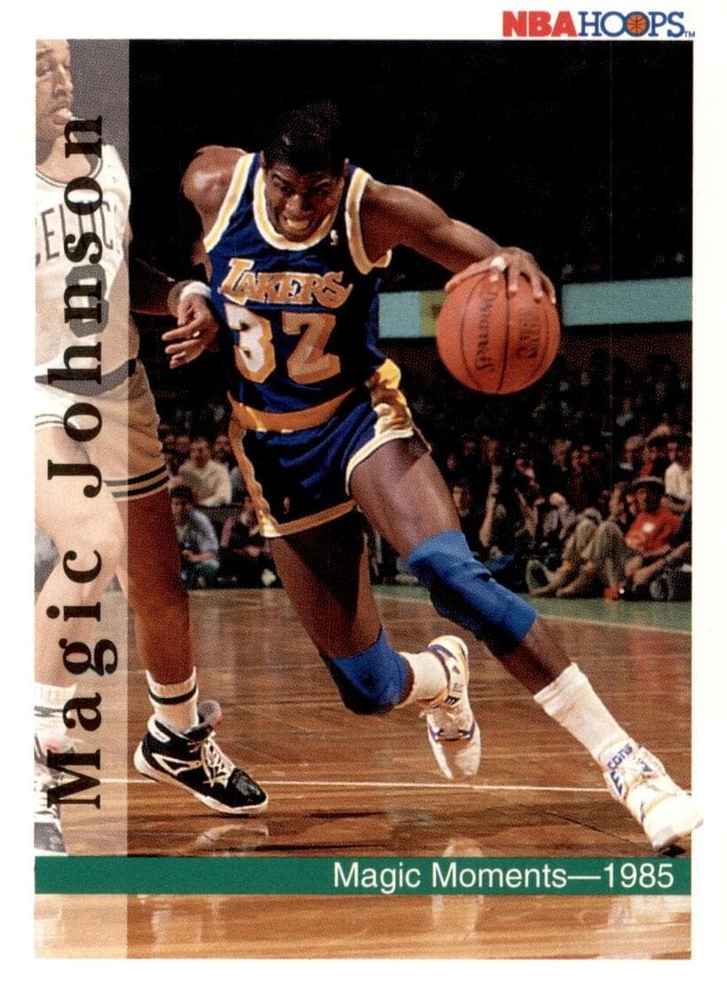 Magic Johnson MM 1992 panini Hoops