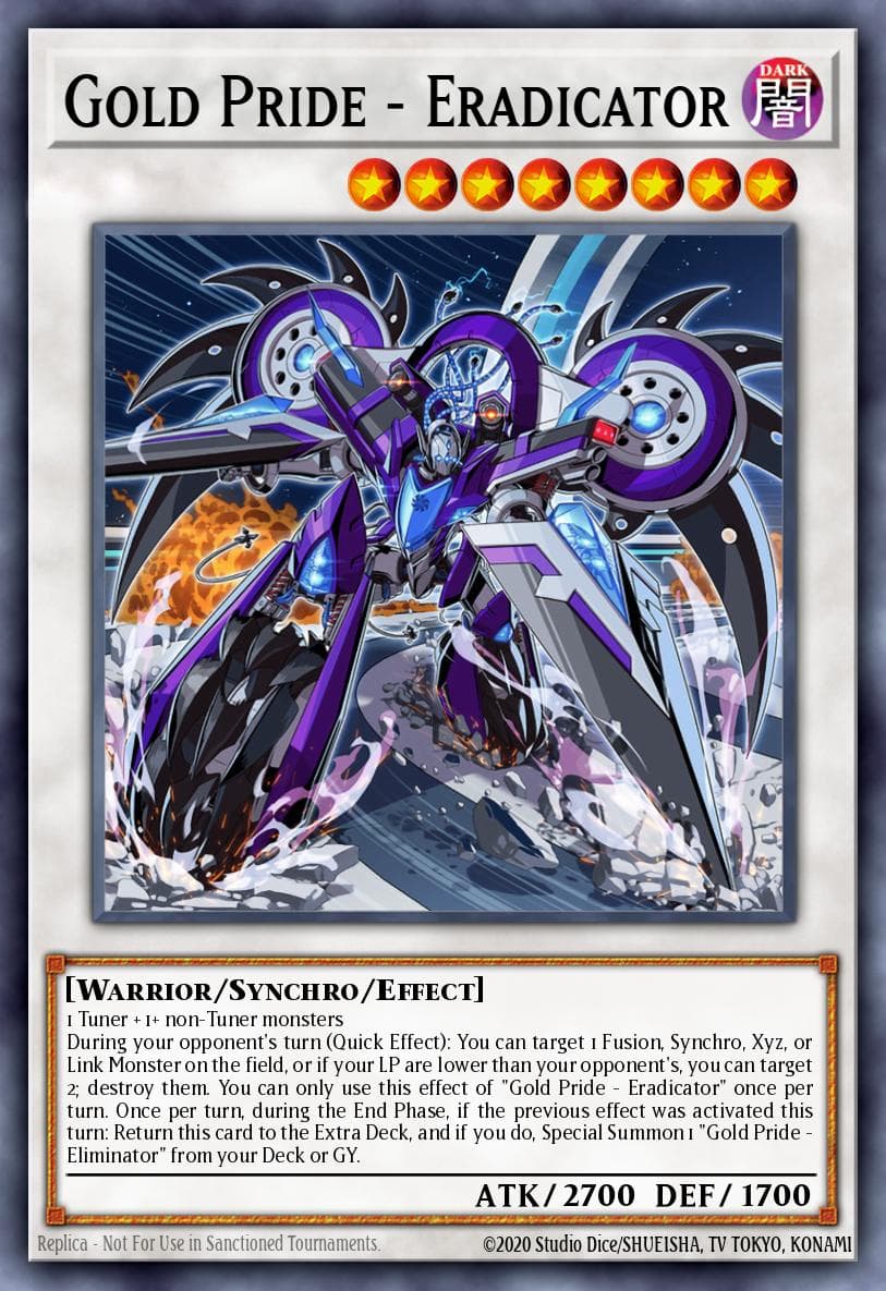 Gold Pride - Eradicator 2024 Yu-Gi-Oh! Legacy of Destruction