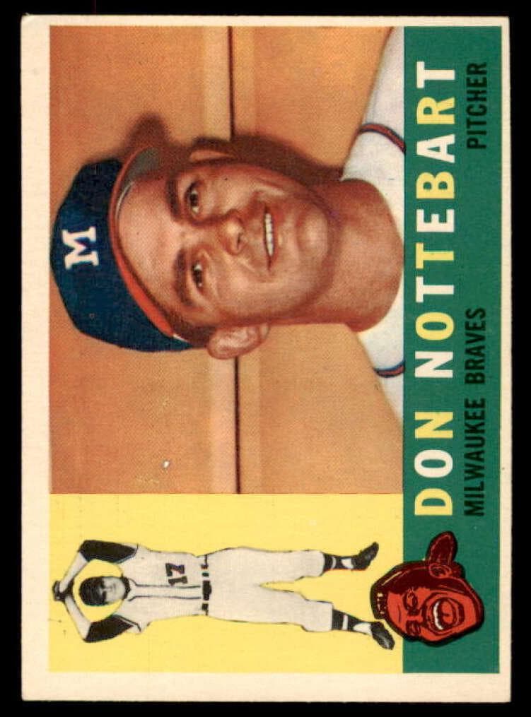 Don Nottebart 1960 topps Topps
