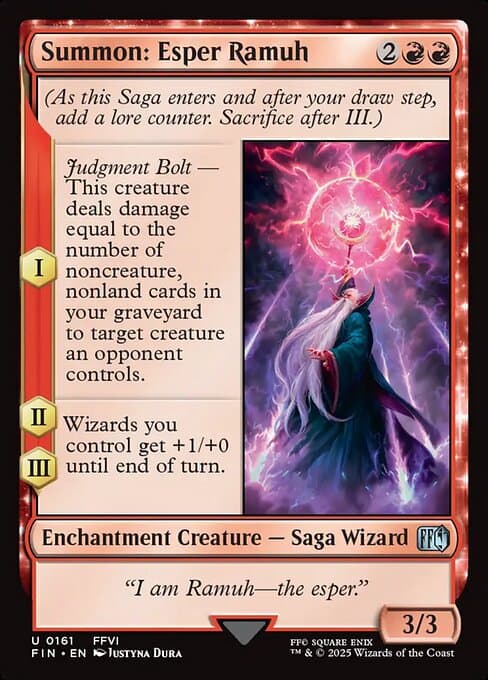 Summon: Esper Ramuh #161