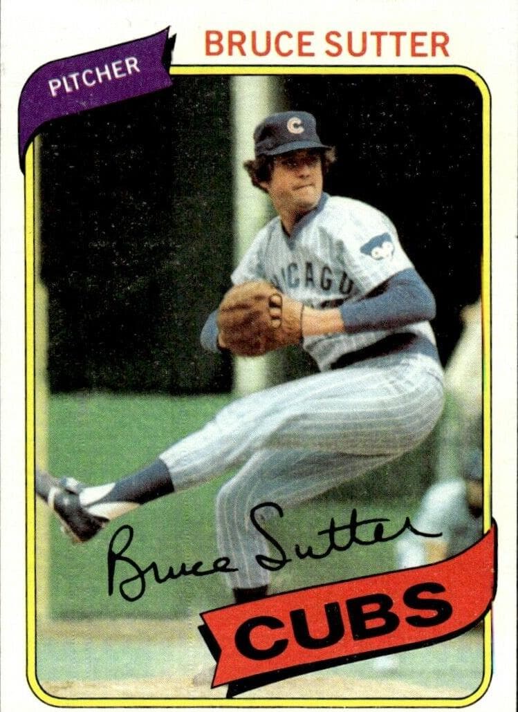 Bruce Sutter 1980 topps Topps