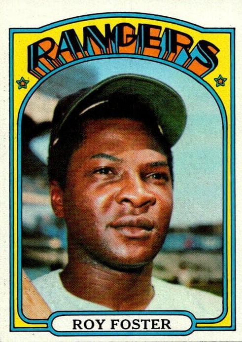 Roy Foster 1972 topps