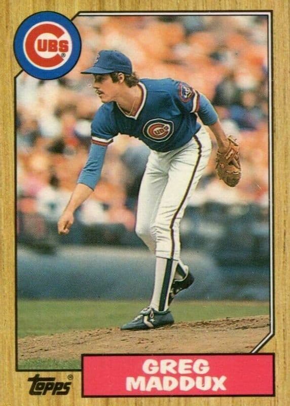 Greg Maddux 1987 topps Topps Traded Tiffany