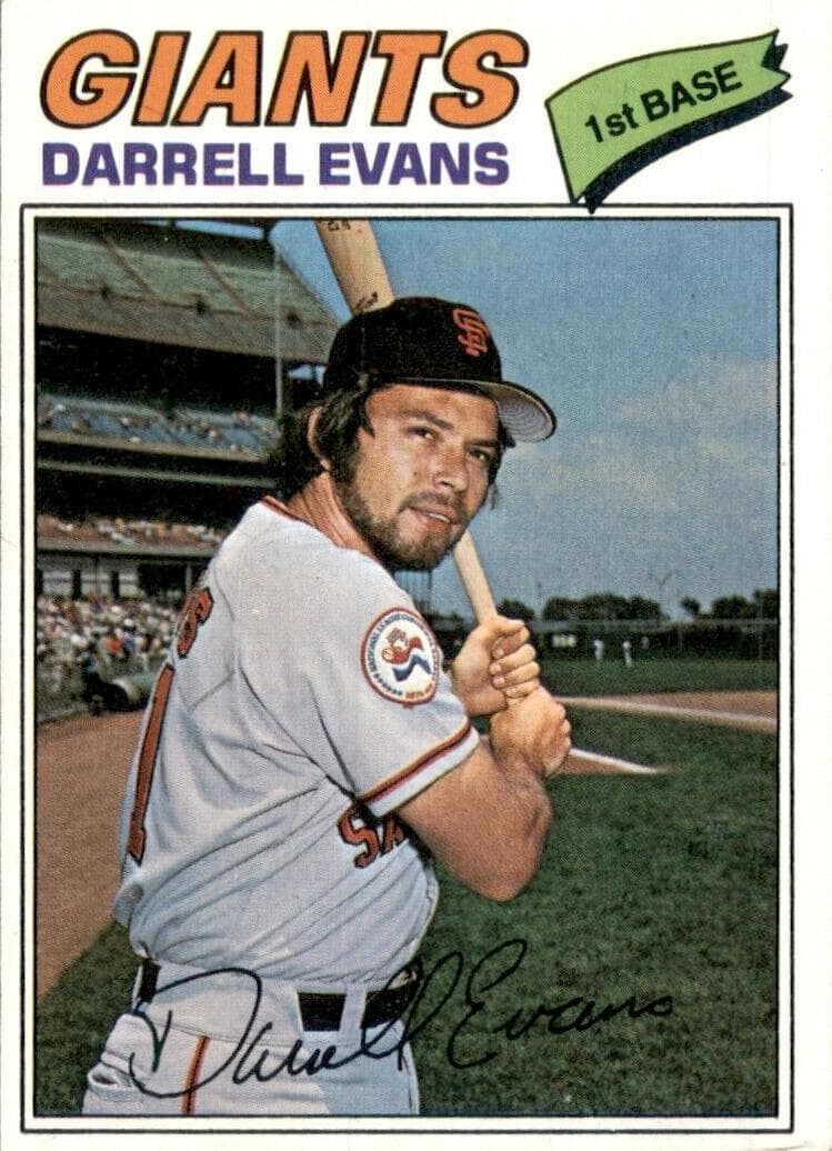 Darrell Evans 1977 topps Topps