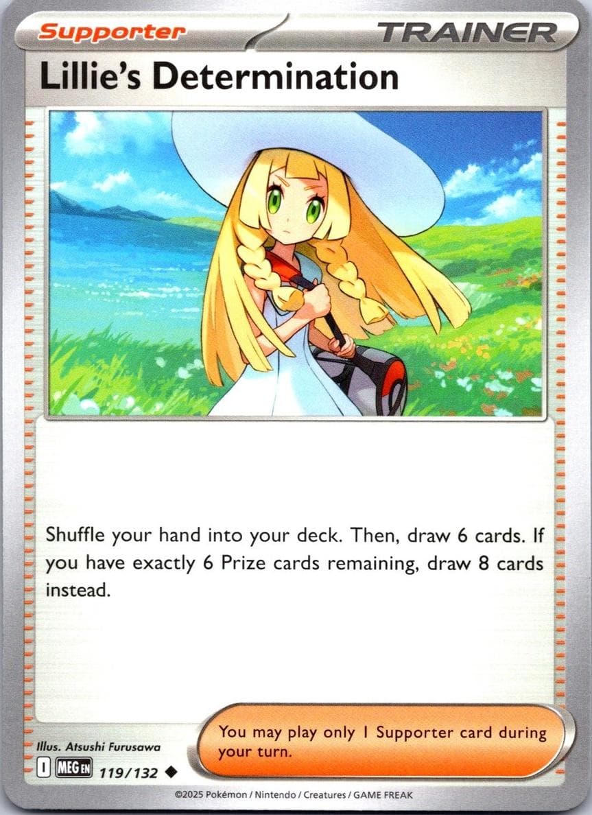 Lillie's Determination trading card