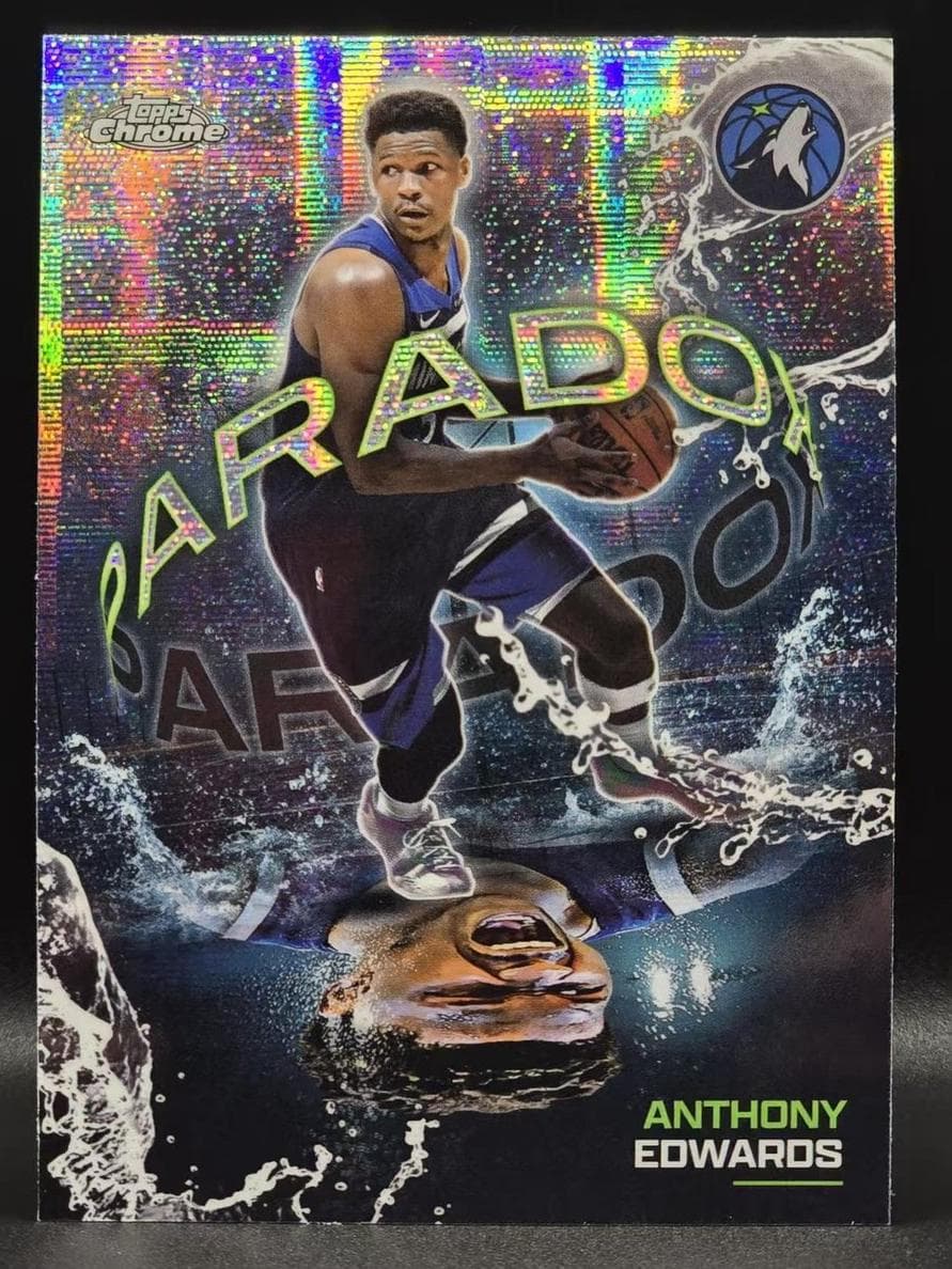 Anthony Edwards 2025 topps Topps Chrome