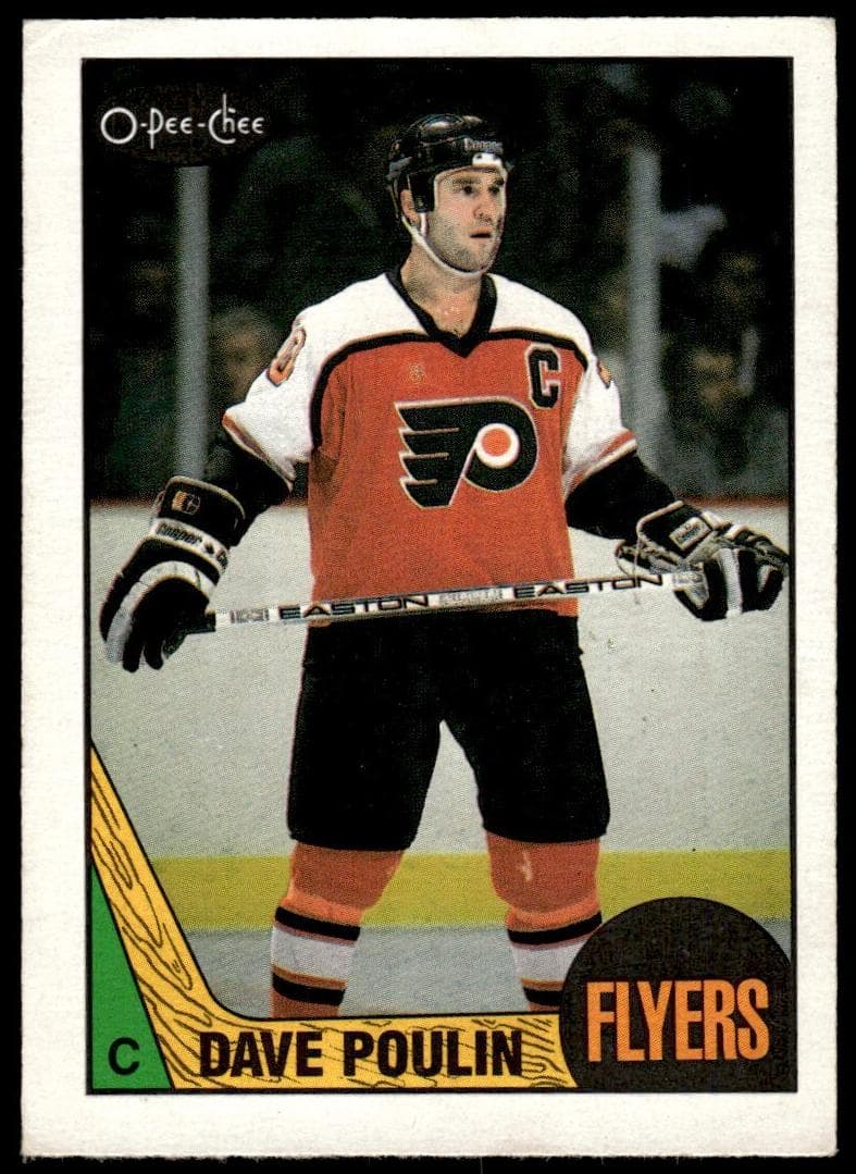 Dave Poulin 1987 topps O-Pee-Chee