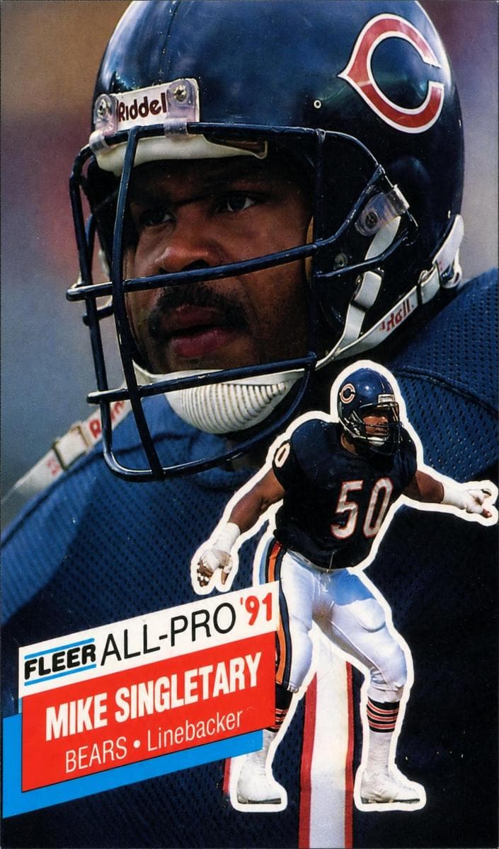 Mike Singletary 1991 fleer Fleer