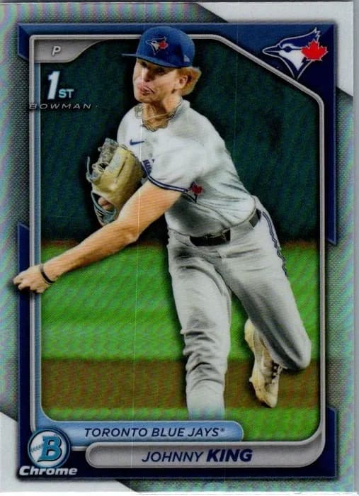Johnny King trading card