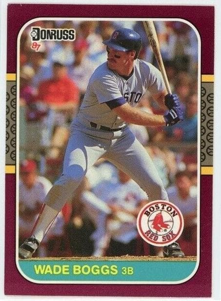 Wade Boggs 1987 panini