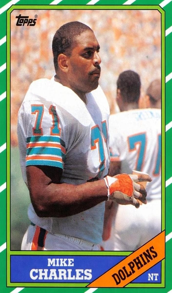 Mike Charles 1986 topps Topps