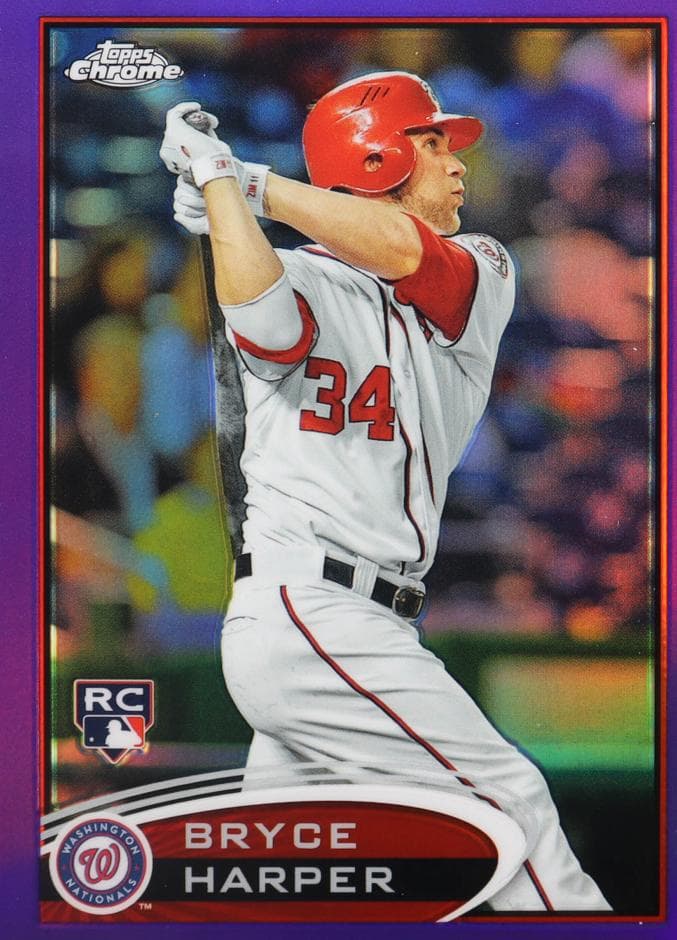 Bryce Harper 2012 Topps Chrome rookie card