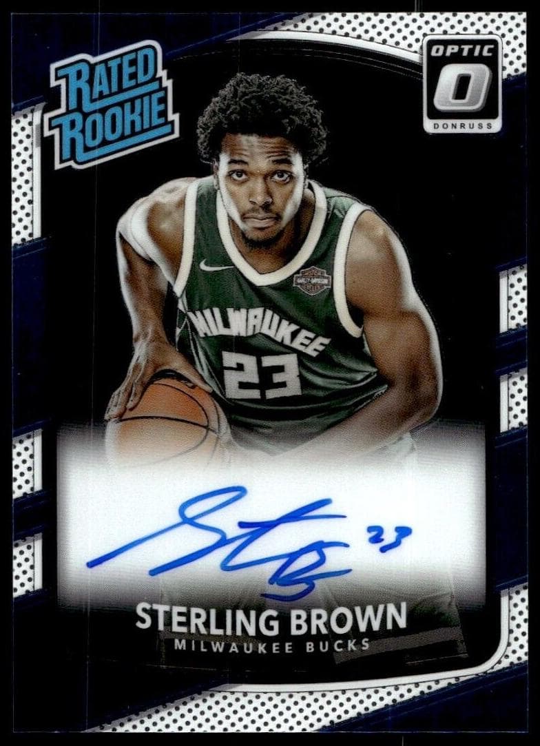 Sterling Brown 2017 panini Donruss Optic