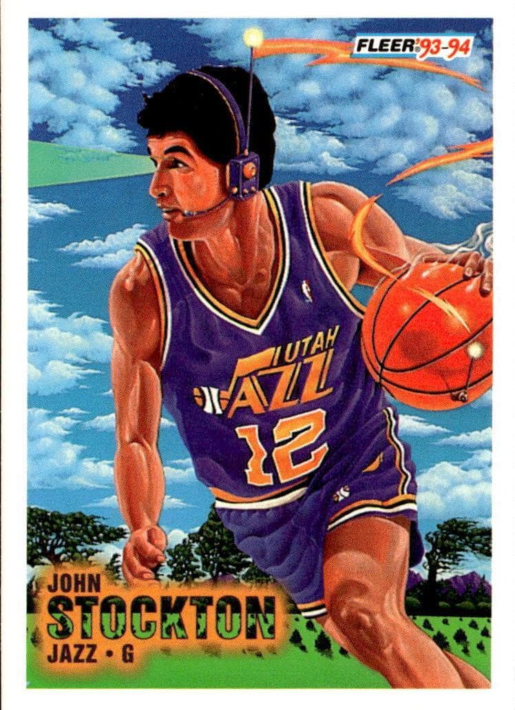 John Stockton 1993 fleer Fleer