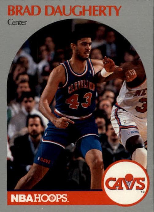 Brad Daugherty 1990 panini Hoops
