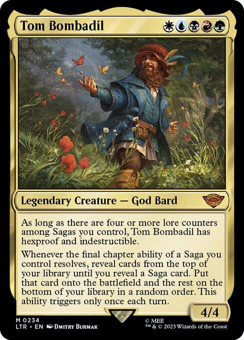 Tom Bombadil 2023 Magic: The Gathering Lord of the Rings Borderless Poster