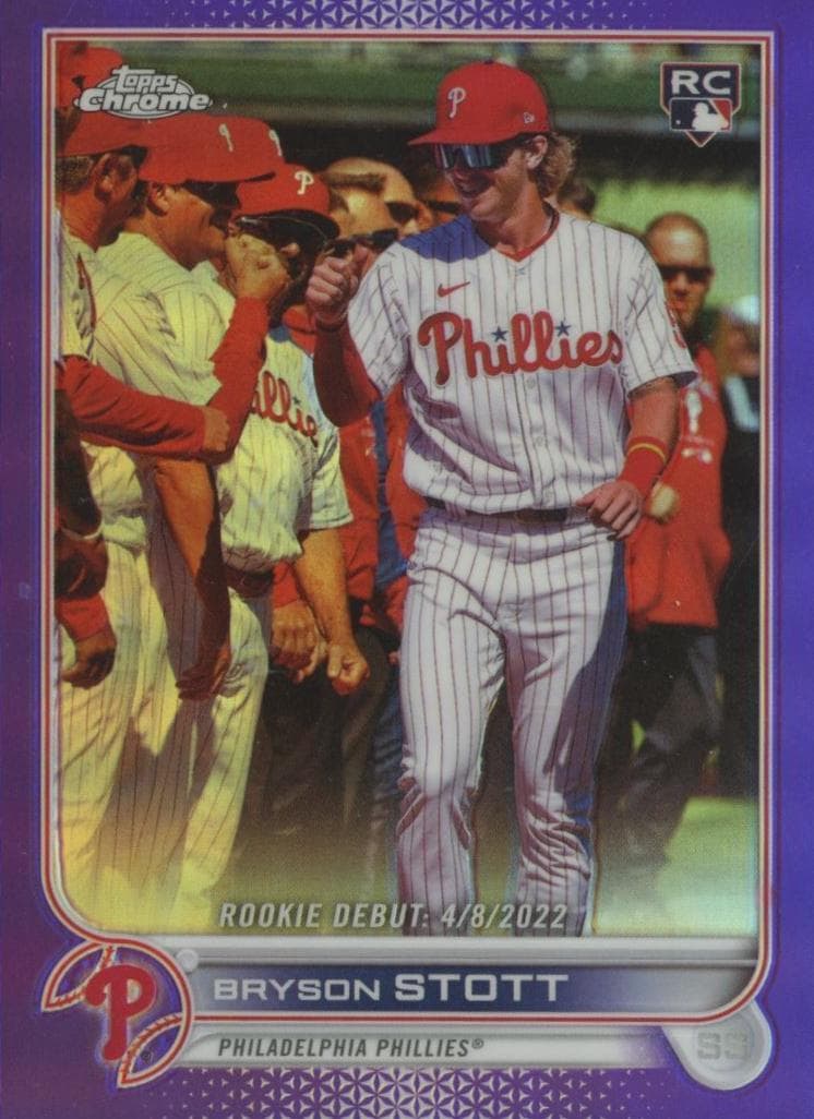 Bryson Stott 2022 topps Topps Chrome Update