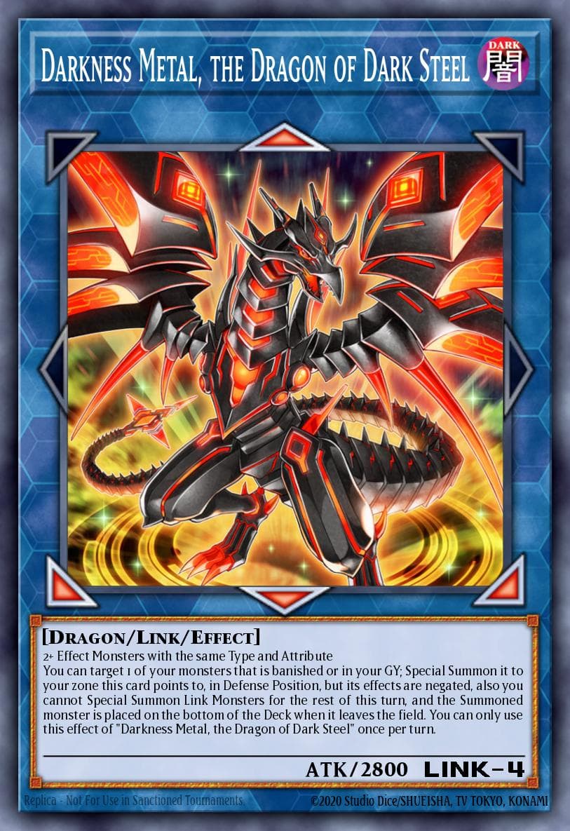 Darkness Metal, the Dragon of Dark Steel #BLAR-EN047
