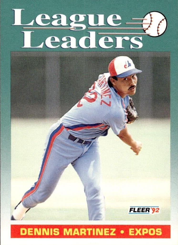 Dennis Martinez 1992 fleer Fleer