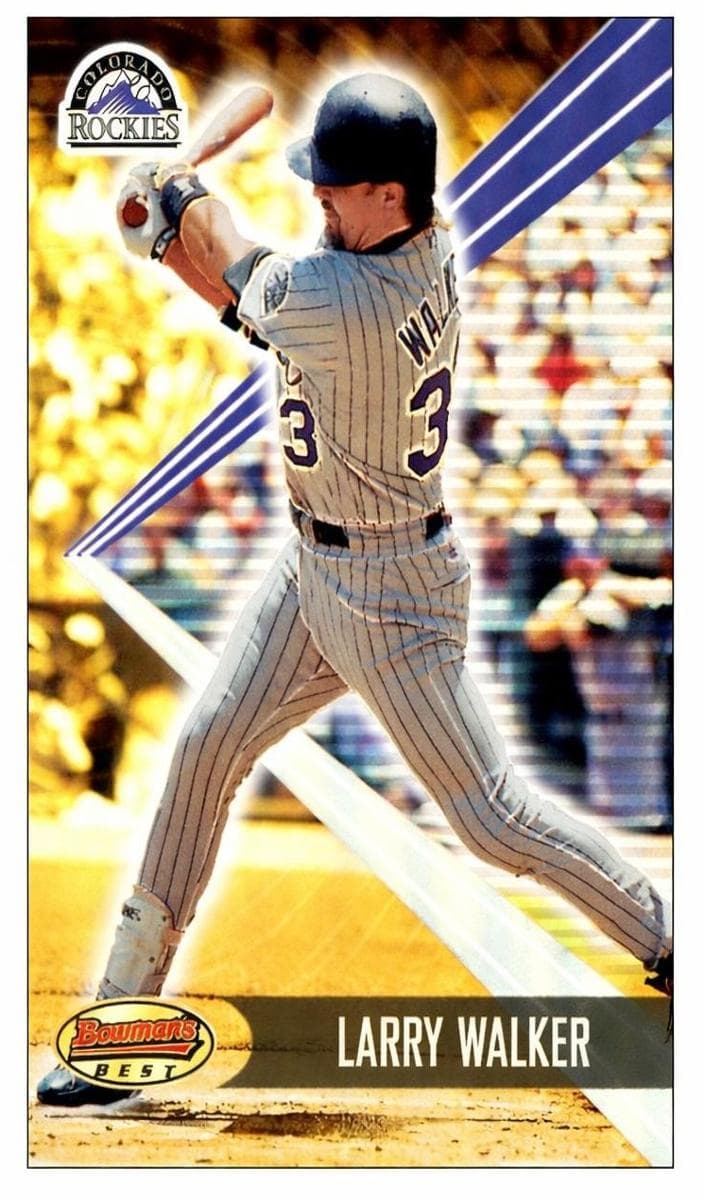 Larry Walker 2001 bowman Bowman's Best