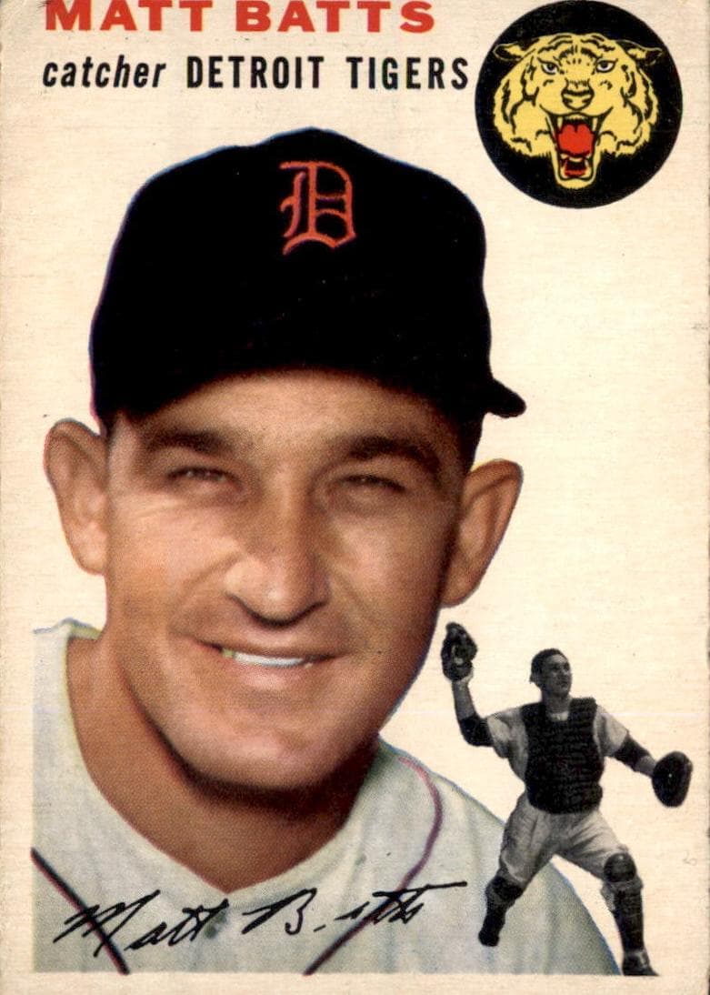 Matt Batts 1954 topps Topps