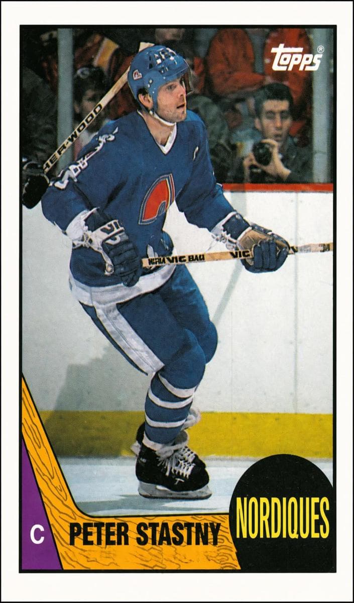 Peter Stastny 1987 topps Topps