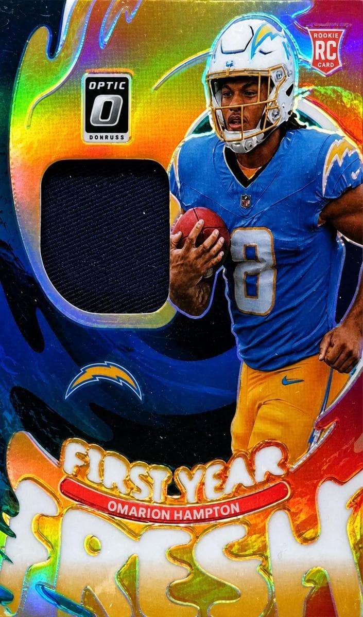 Omarion Hampton 2025 panini Donruss Optic