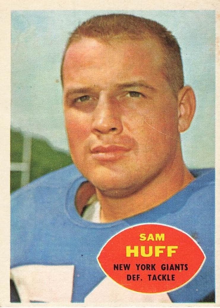 Sam Huff 1960 topps Topps