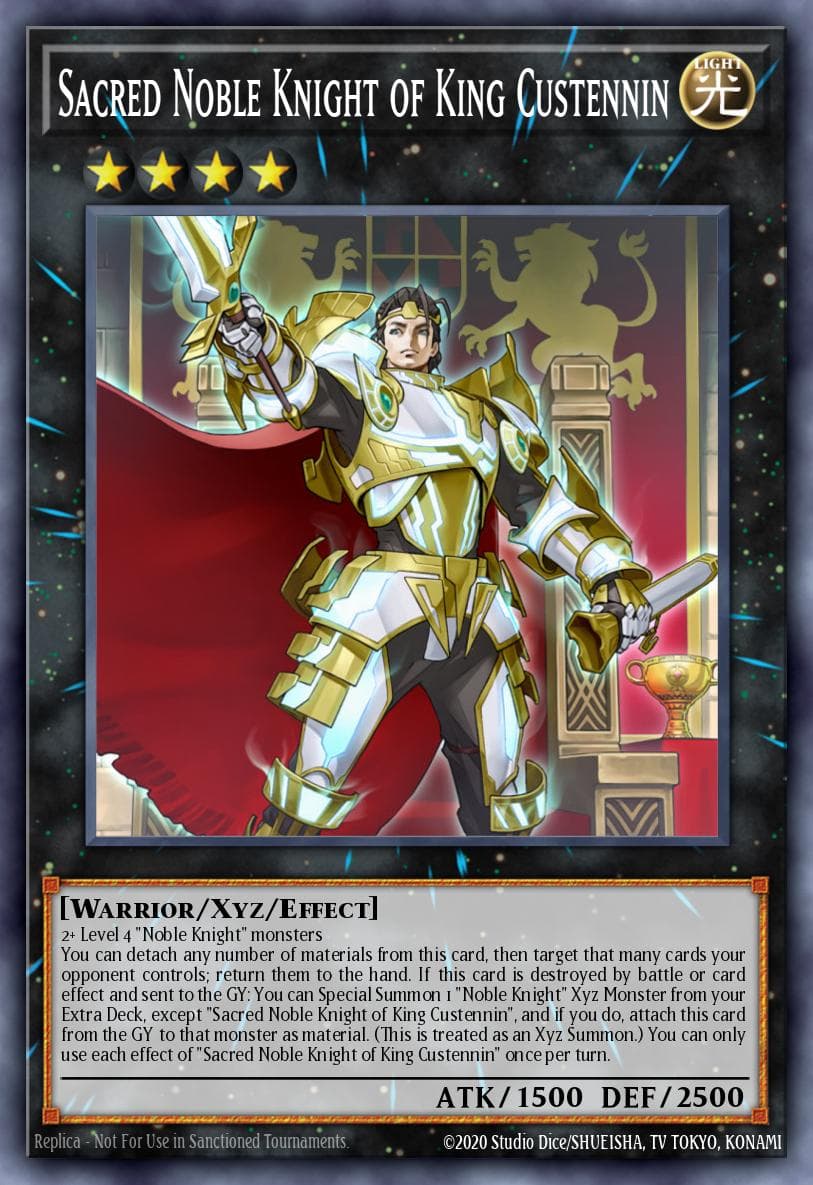 Sacred Noble Knight of King Custennin #CYHO-EN089