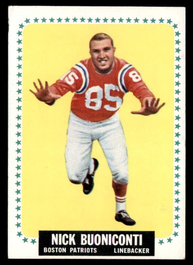 Nick Buoniconti 1964 topps