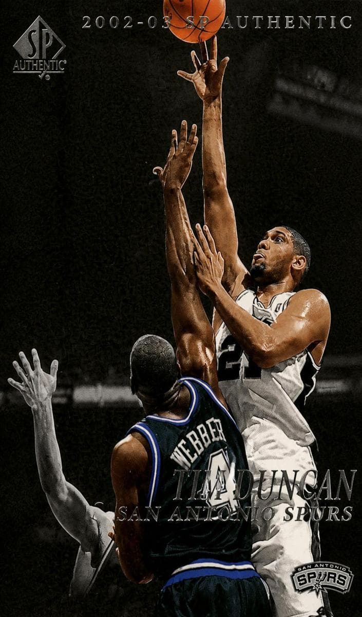 Tim Duncan 1999 skybox Dominion