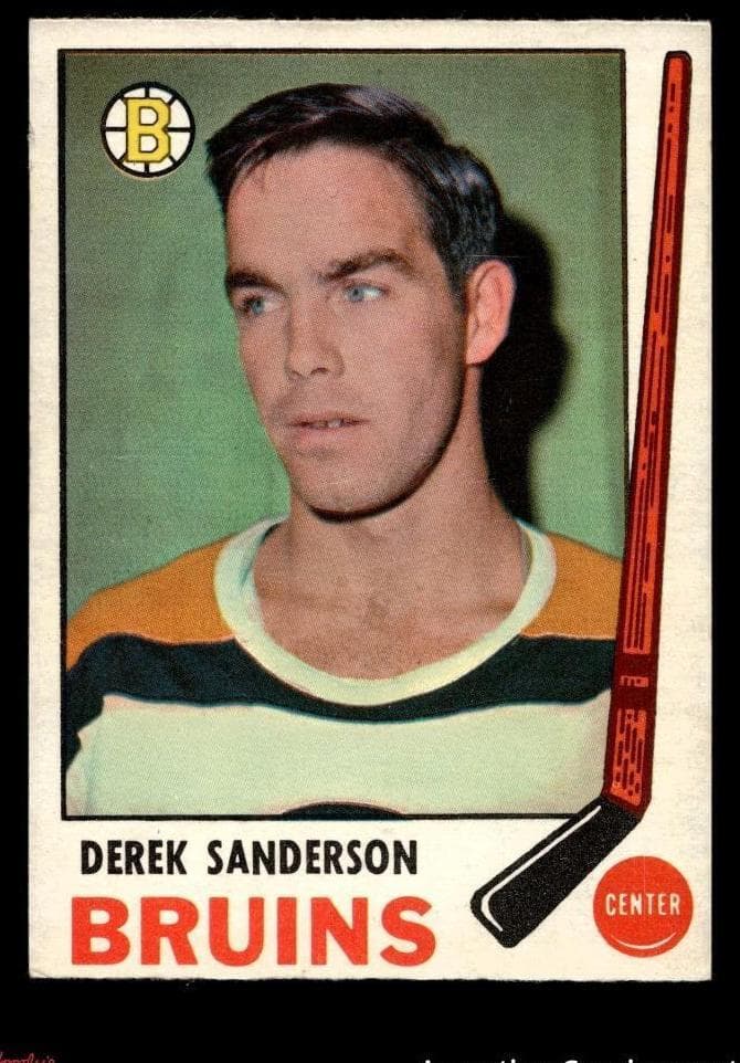 Derek Sanderson 1969 topps O-Pee-Chee