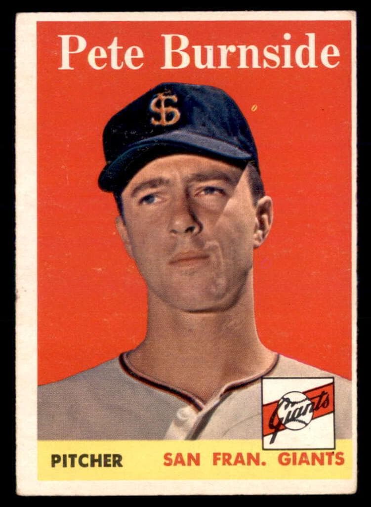 Pete Burnside 1958 topps Topps