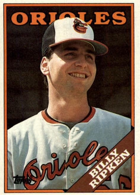 Billy Ripken 1988 topps Topps