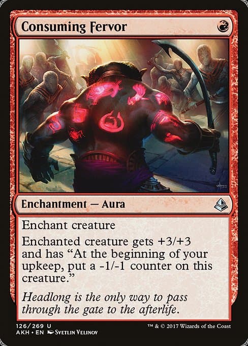 Consuming Fervor 2017 Magic: The Gathering Amonkhet