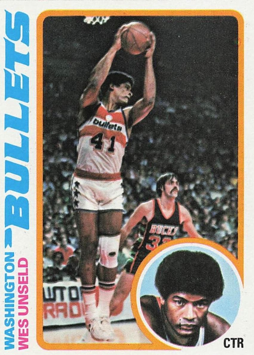 Wes Unseld 1978 topps Topps