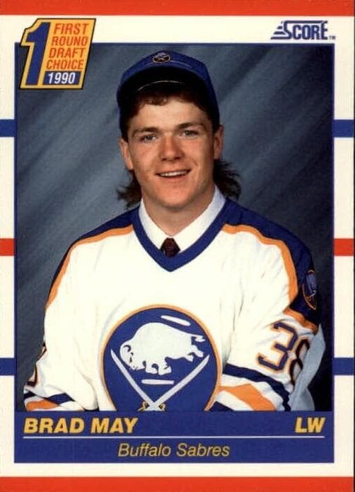 Brad May trading card