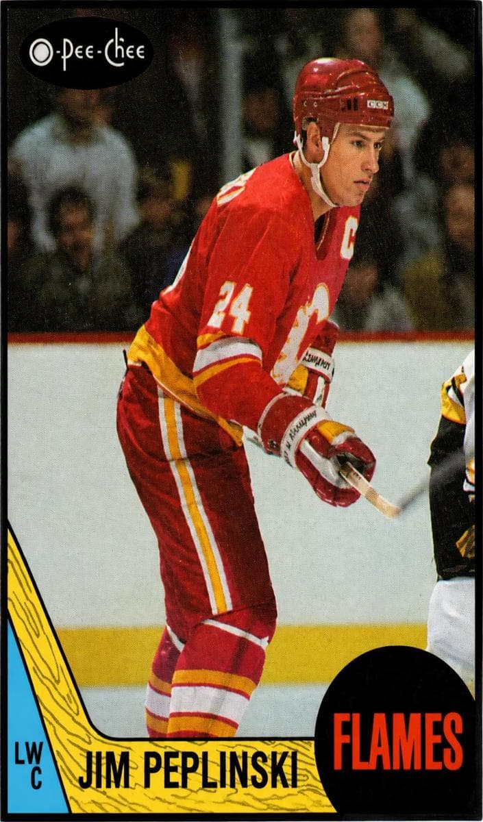 Jim Peplinski trading card