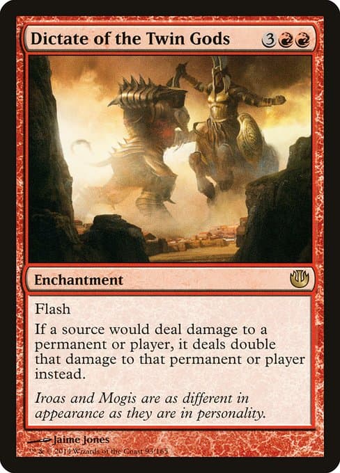 Dictate of the Twin Gods 2022 Magic: The Gathering Starter Commander Decks