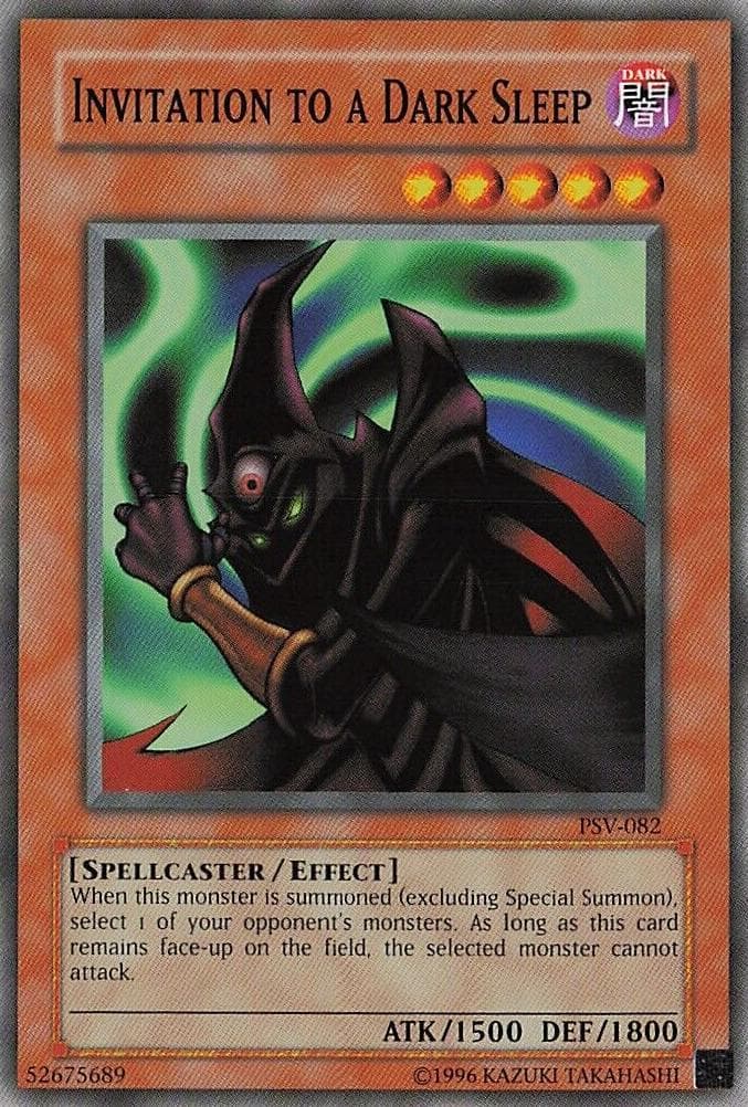 Invitation to a Dark Sleep 2002 Yu-Gi-Oh!