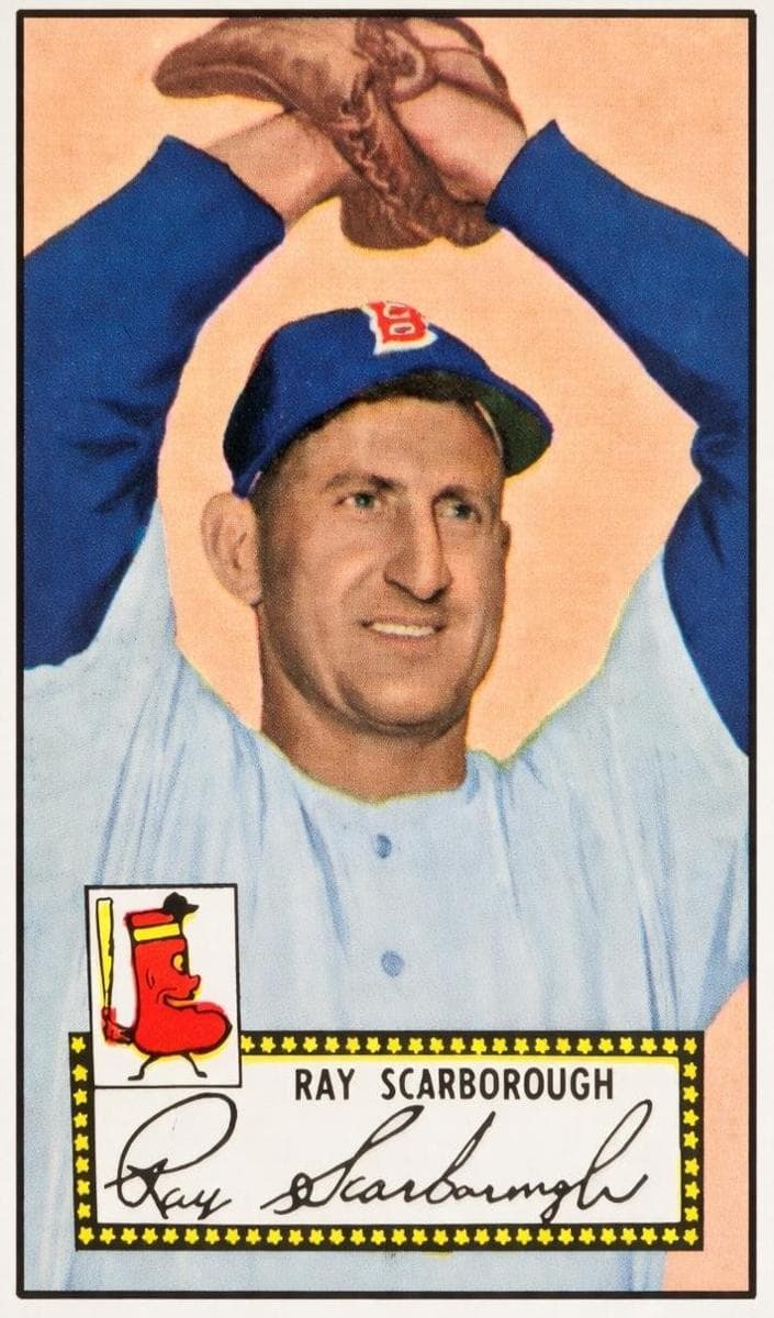 Ray Scarborough 1952 topps Topps