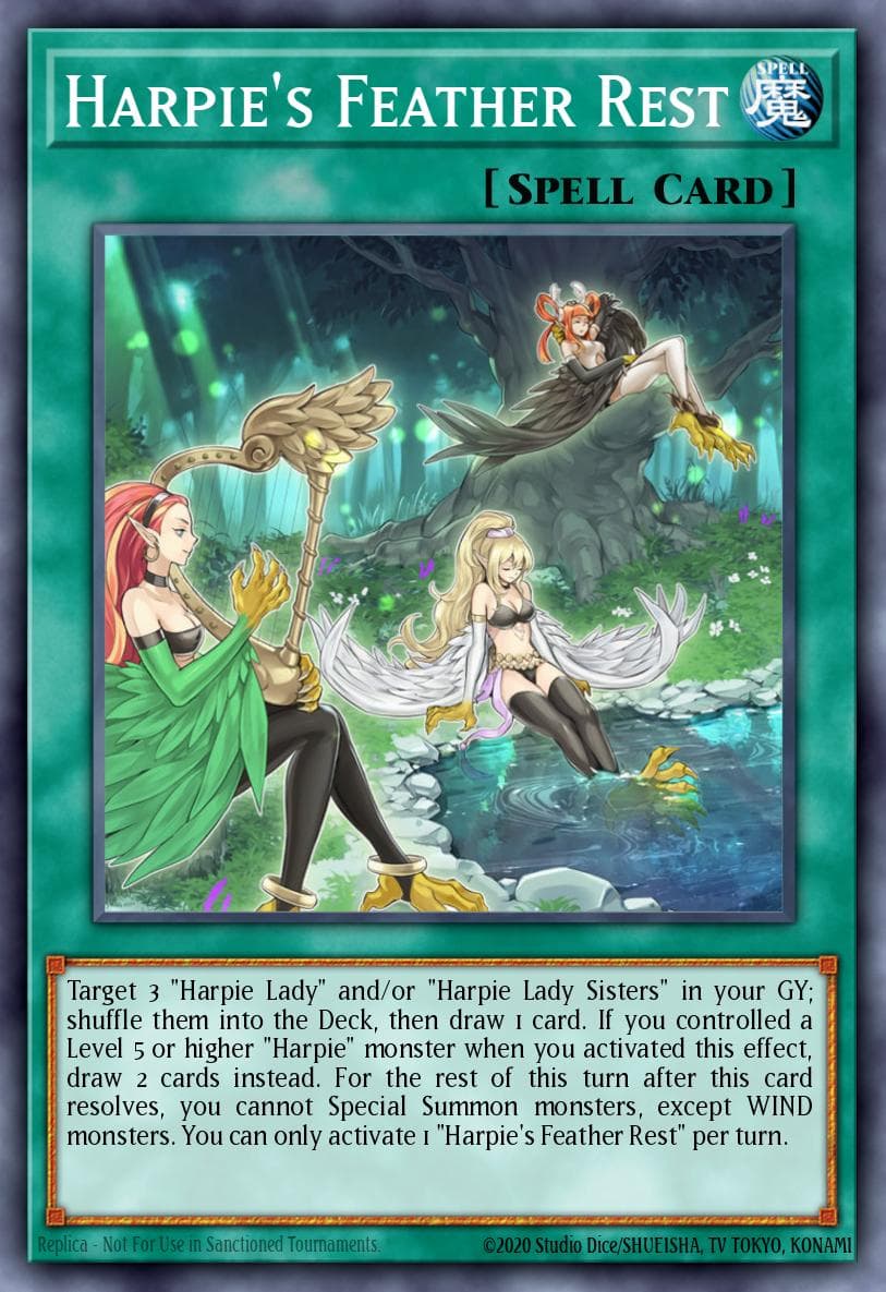 Harpie's Feather Rest 2021 Yu-Gi-Oh! Legendary Duelists: Season 2