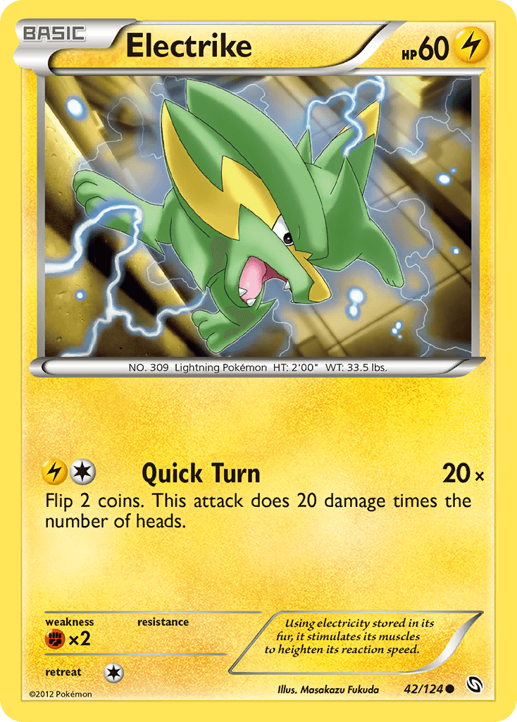 Electrike 2012 Pokemon Dragons Exalted
