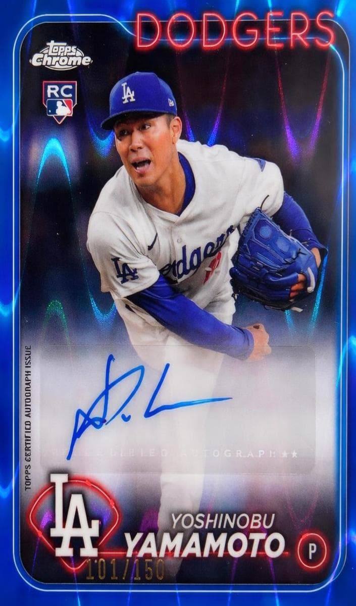 Yoshinobu Yamamoto 2024 topps Topps Brooklyn Collection